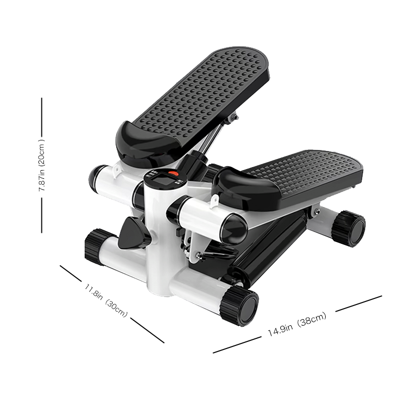 Hydraulic Fitness Mini Stepper with LCD Monitor
