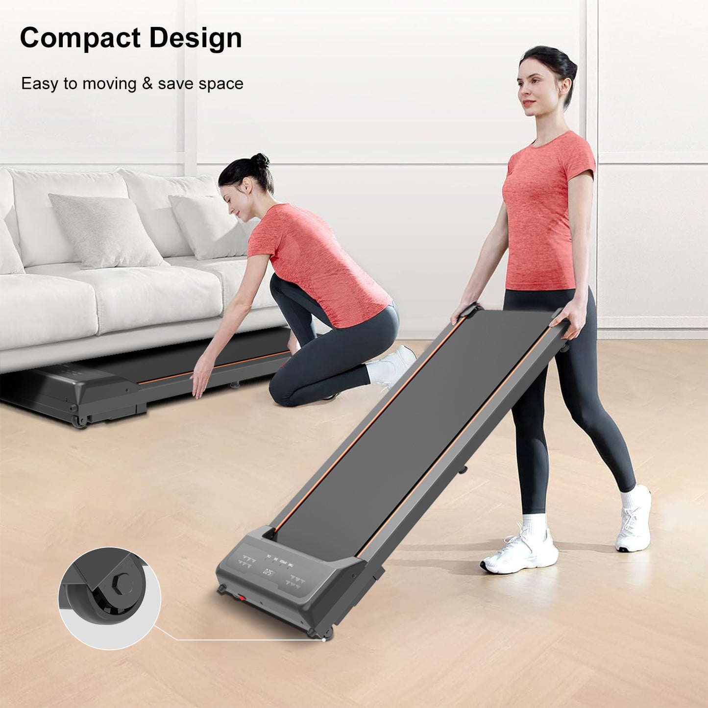 Walk & Work Treadmill: Portable Under Desk Fitness Companion
