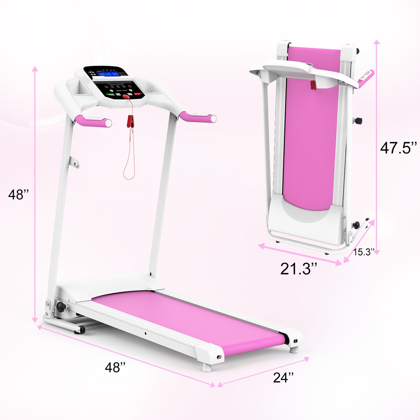 PowerFold Electric Treadmill: Your Space-Saving Workout Companion!