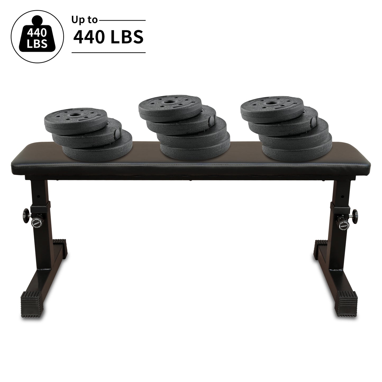 Versatile Flat Weight Bench with Adjustable Height