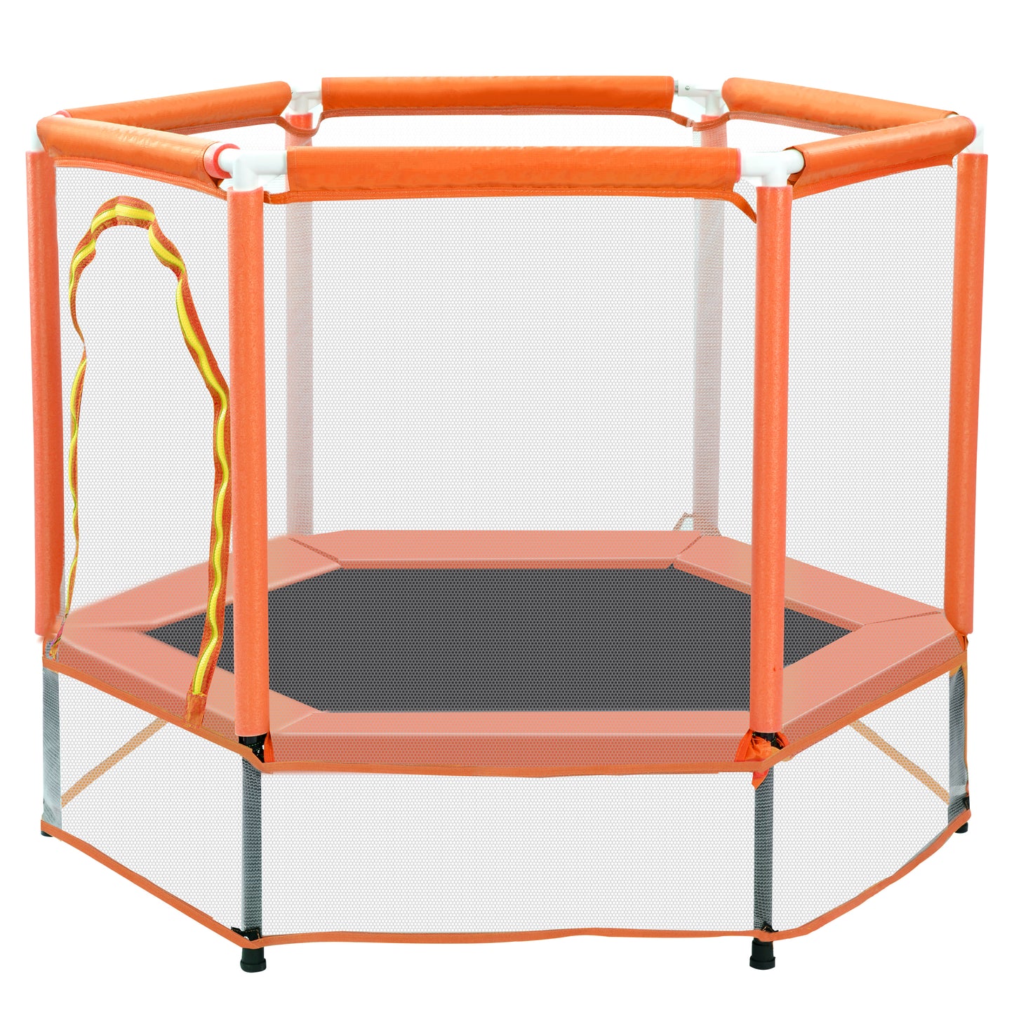 Bounce & Play Toddler Trampoline with Safety Net and Balls