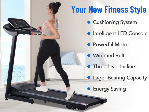 PowerFit Treadmill with Speakers