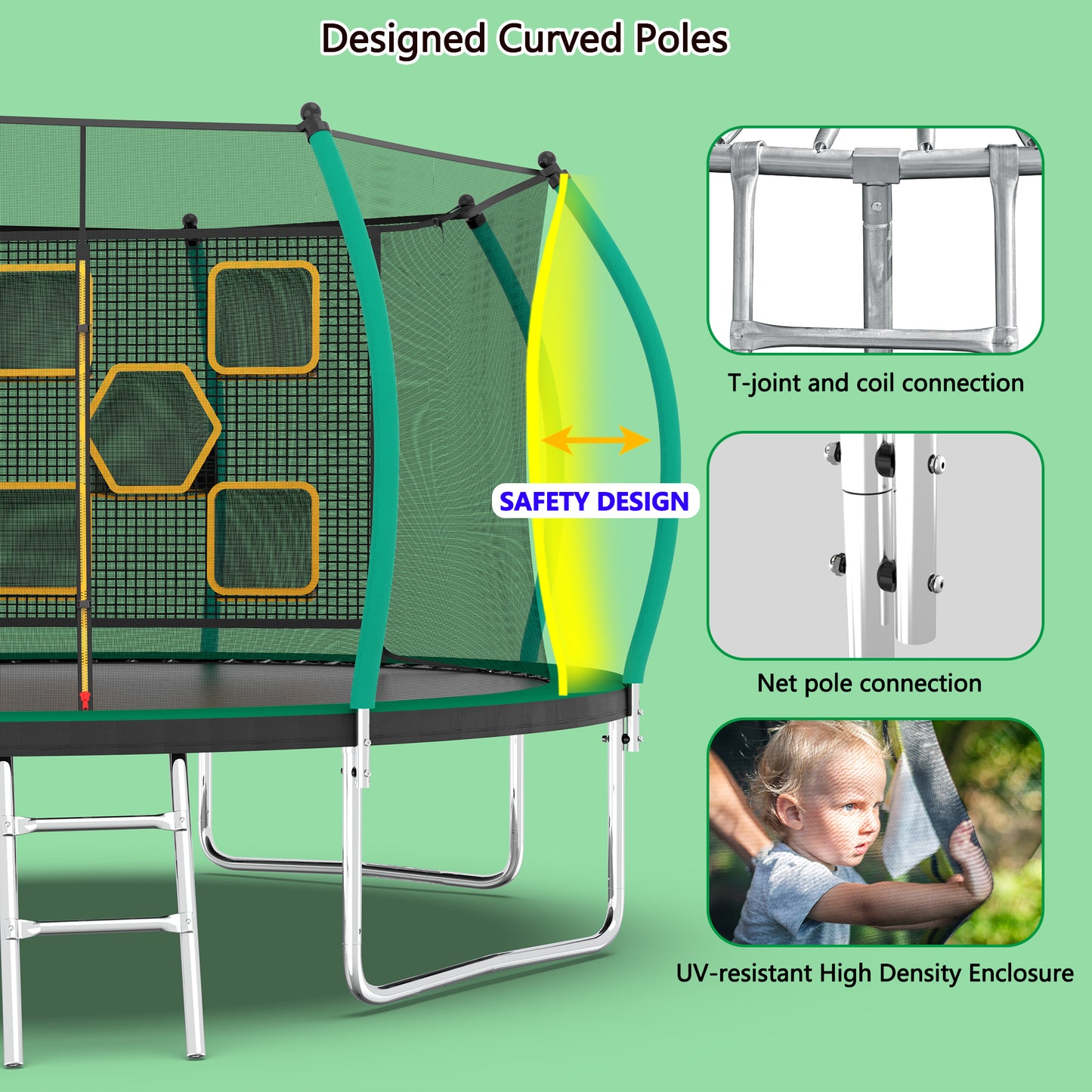 FunBound Trampoline Adventure - Safe Outdoor Bouncing for Kids!