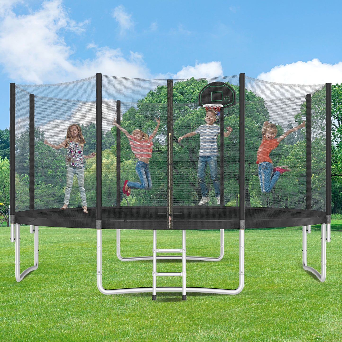 Jump & Dunk Kids Trampoline Adventure