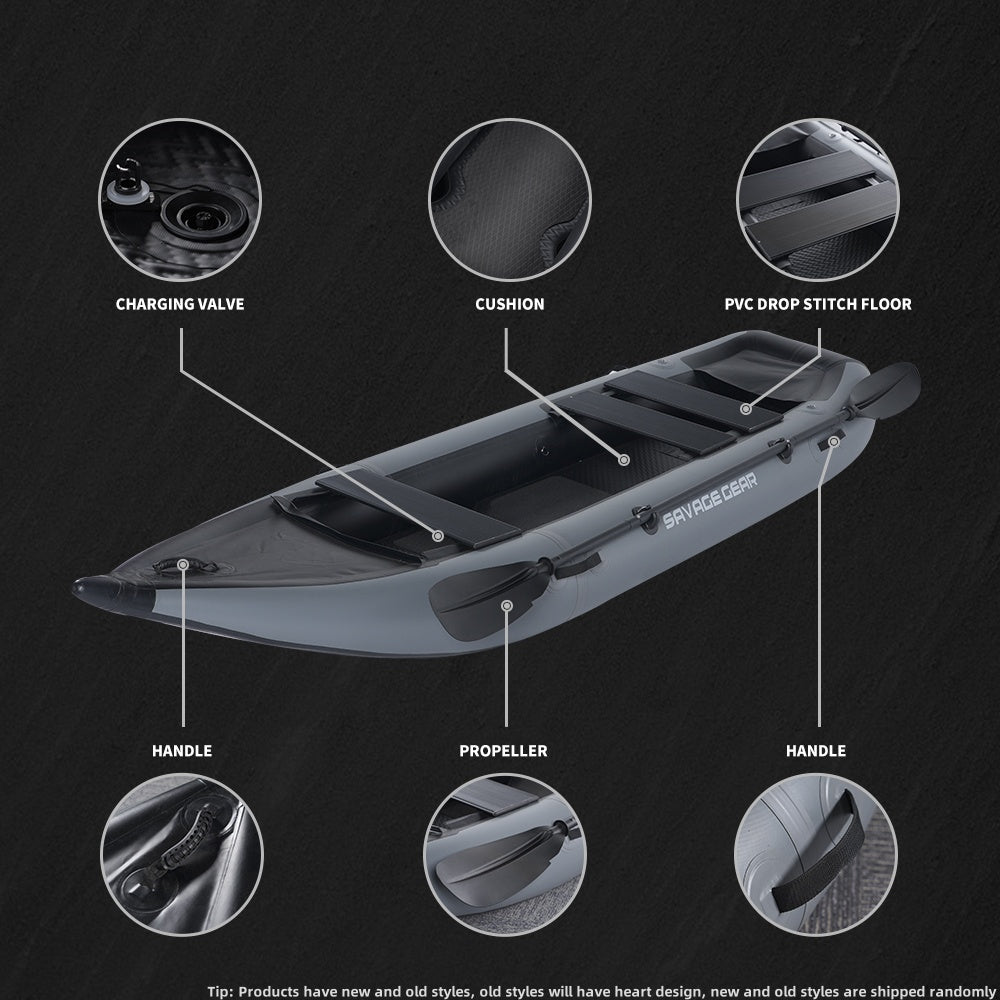 Adventure Duo Inflatable Kayak: Fish & Explore Together!