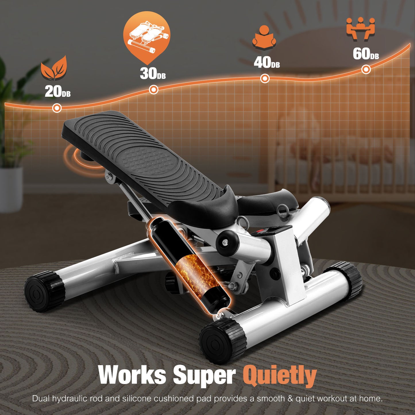 Flexi Stepper: Your Home Workout Buddy!