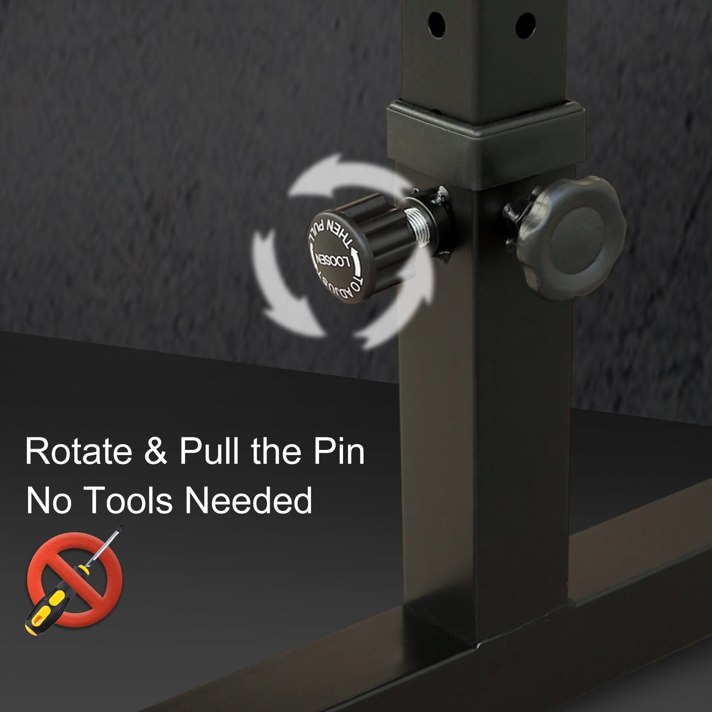 Versatile Flat Weight Bench with Adjustable Height