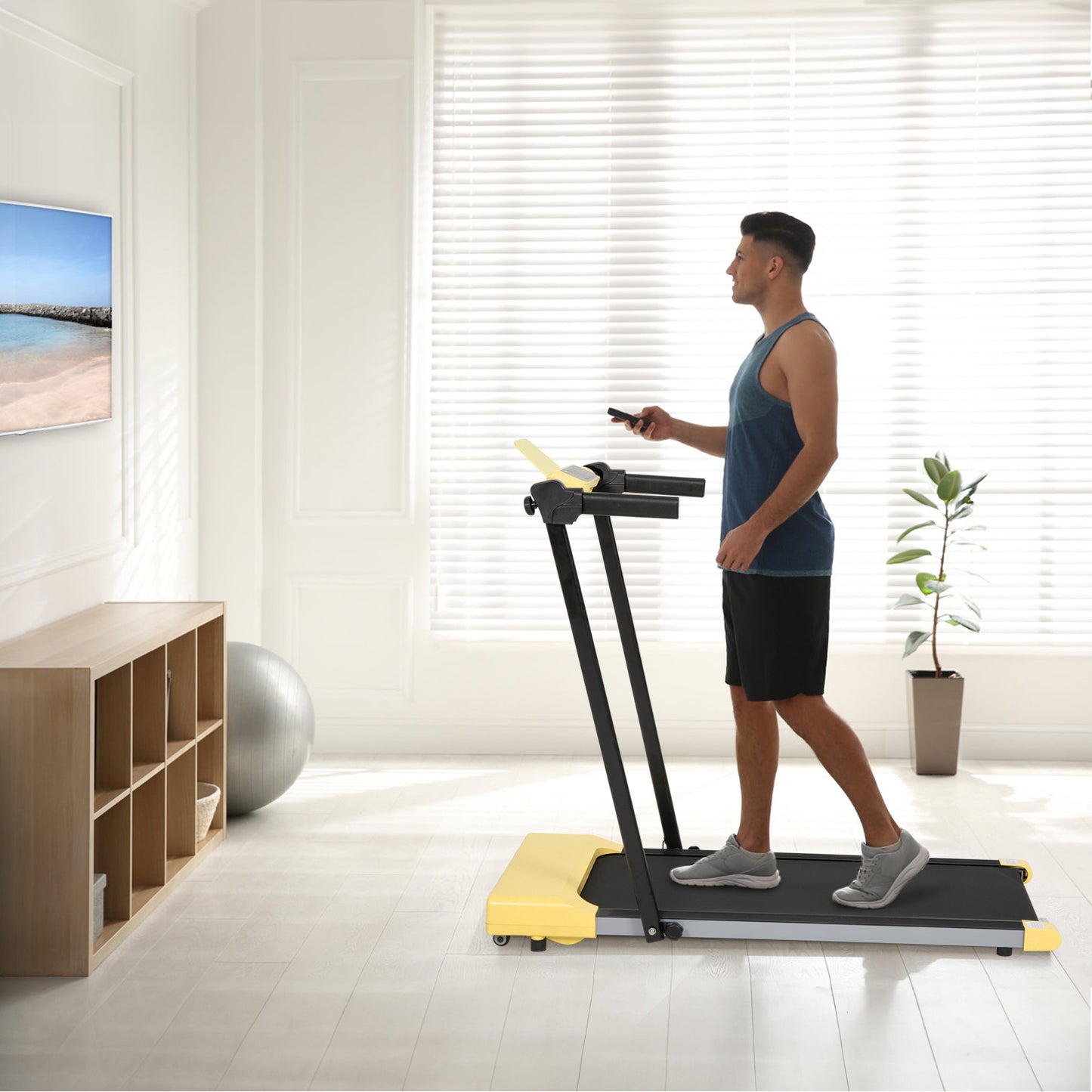 Home Treadmill with LED Display for Walking & Running