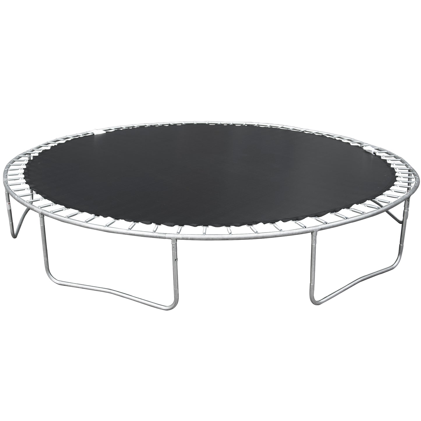 Bounce & Shoot Trampoline: Family Fun with Safety Net & Ladder