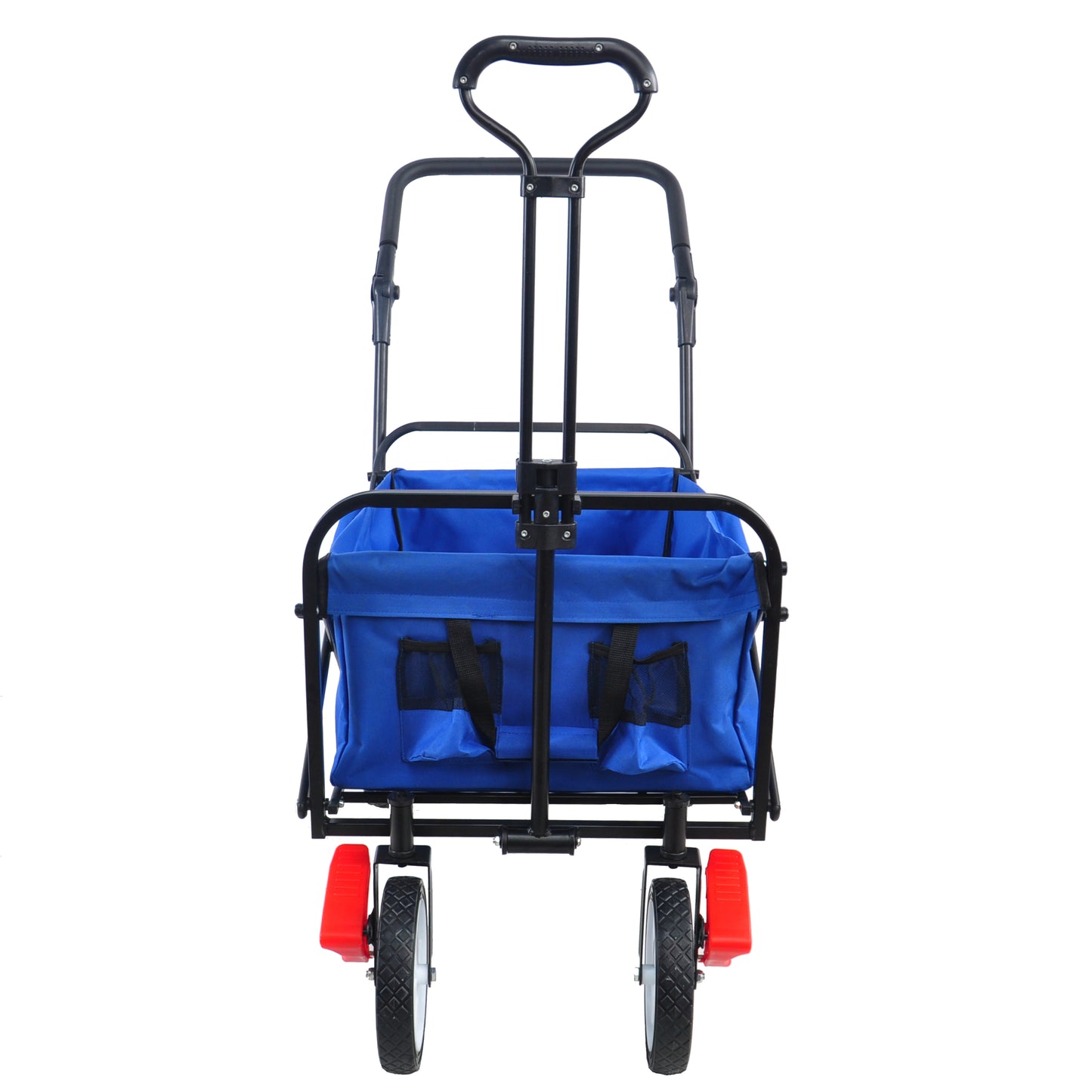 Versatile Outdoor Folding Wagon with Drink Holder