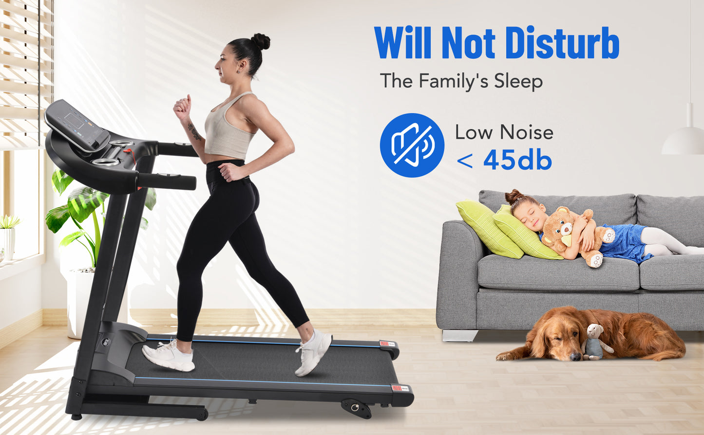 PowerFit Treadmill with Speakers