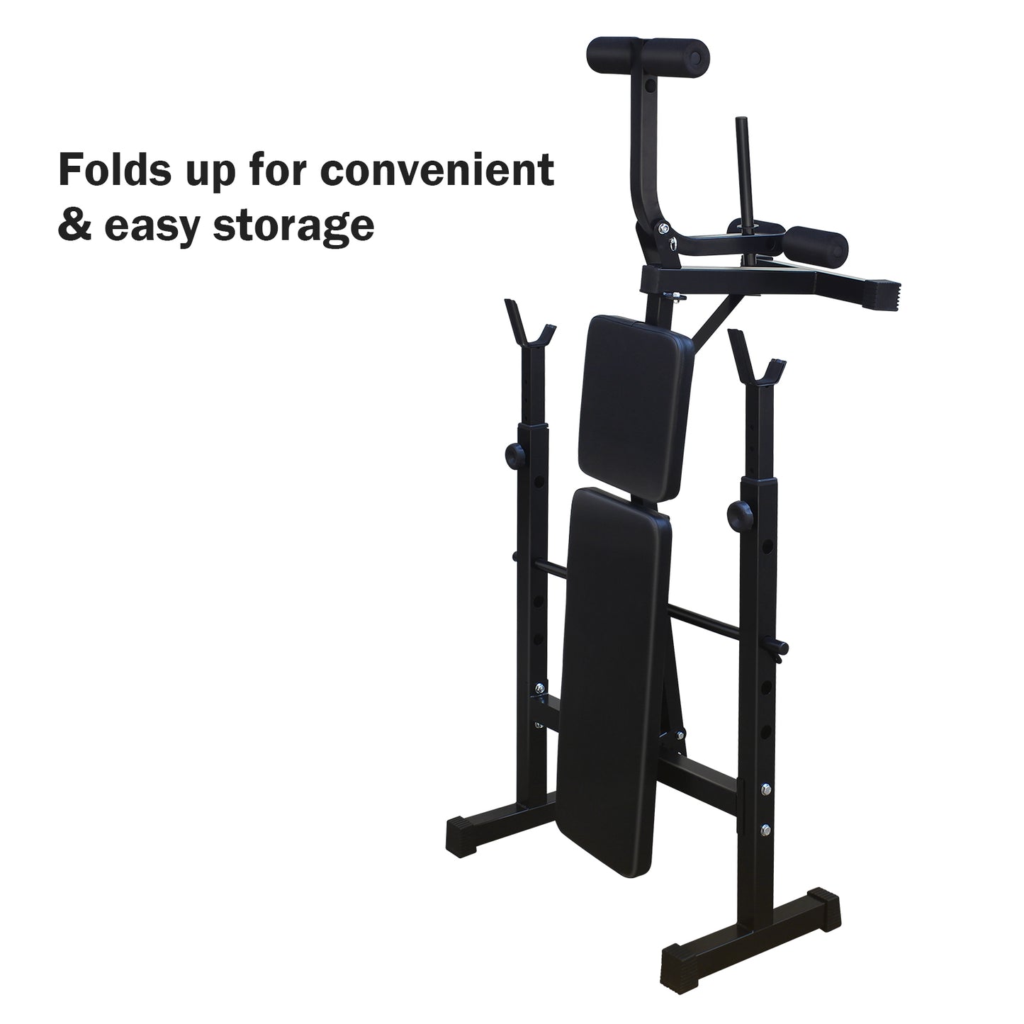 Ultimate Home Gym Weight Bench & Squat Rack Combo