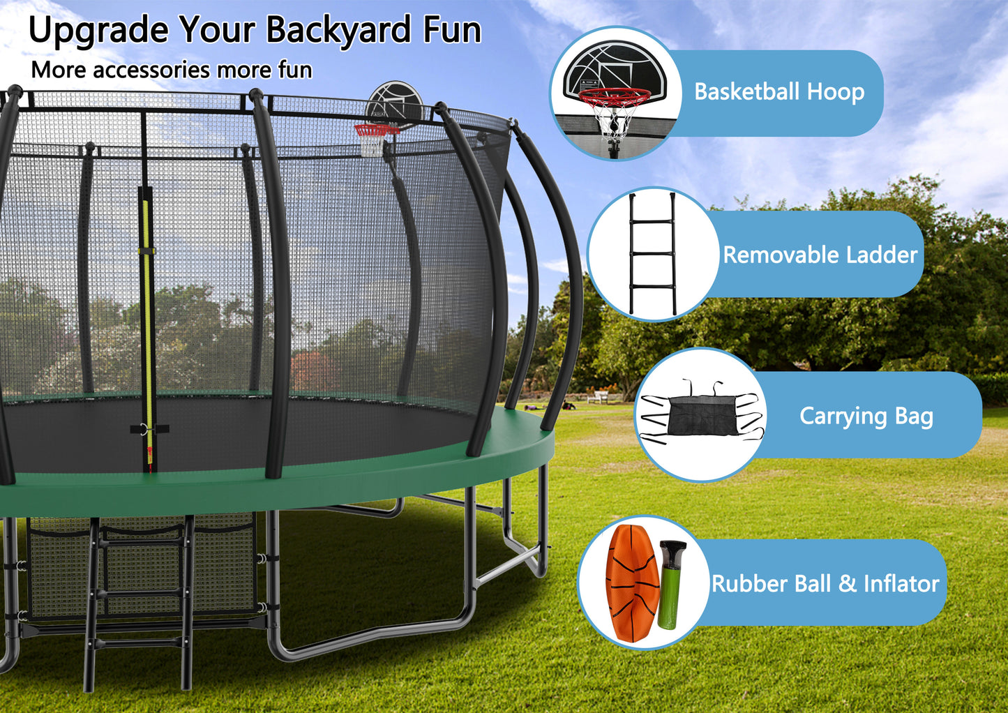 Jump & Dunk Trampoline Fun