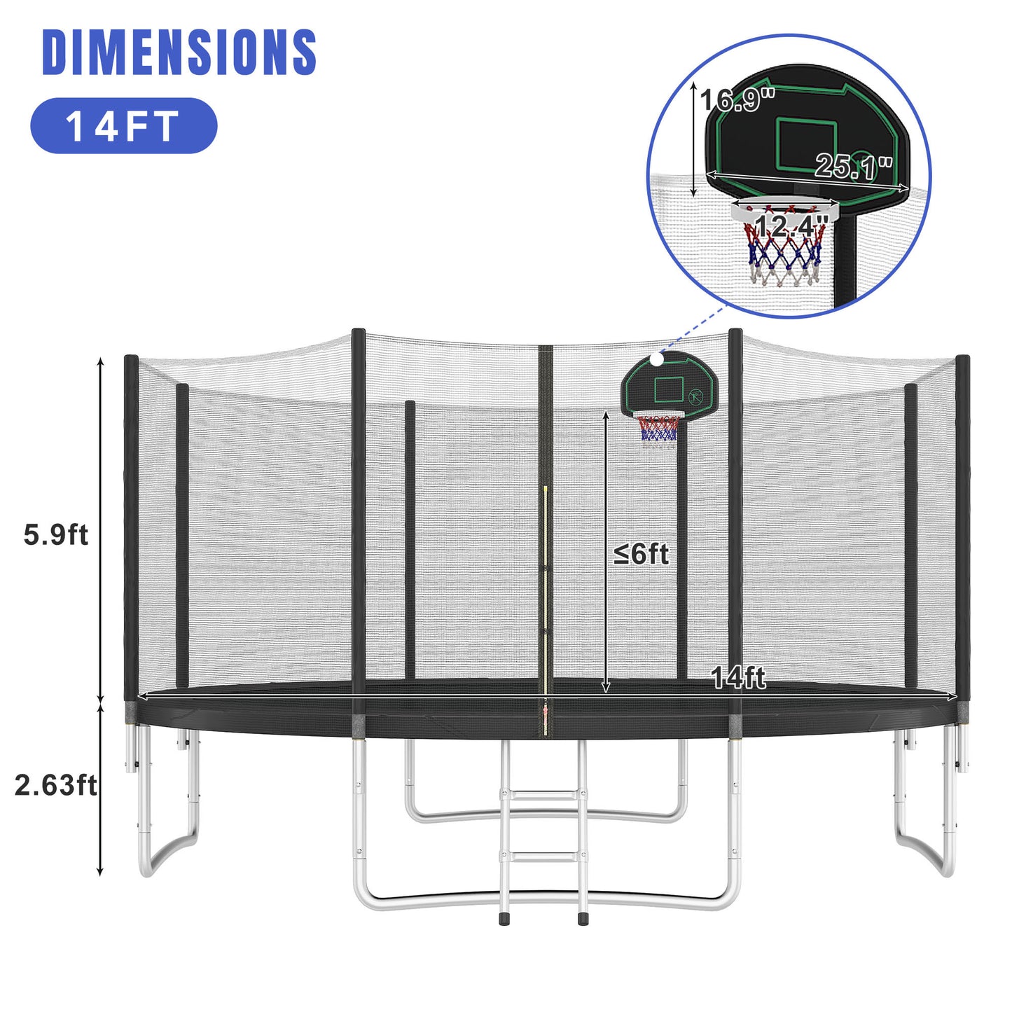 Jump & Dunk Kids Trampoline Adventure
