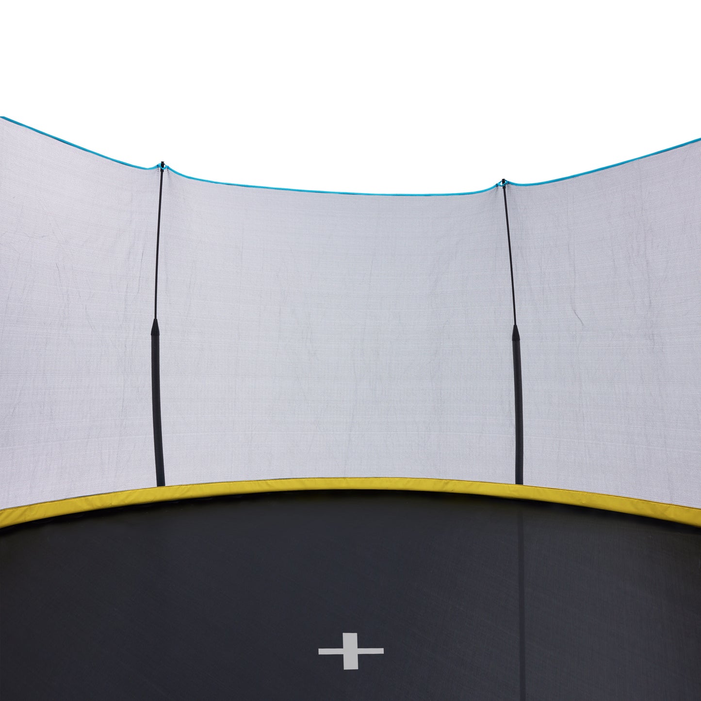 Pumpkin-Blue Fun Trampoline for All Ages!