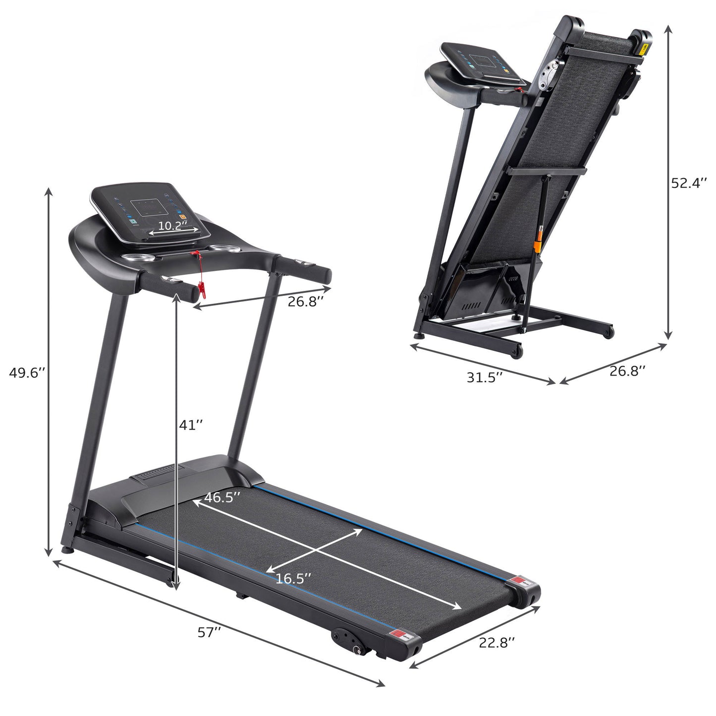 PowerFit Treadmill with Speakers