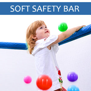 Kids’ Joy Jump Trampoline with Safety Net and Balls