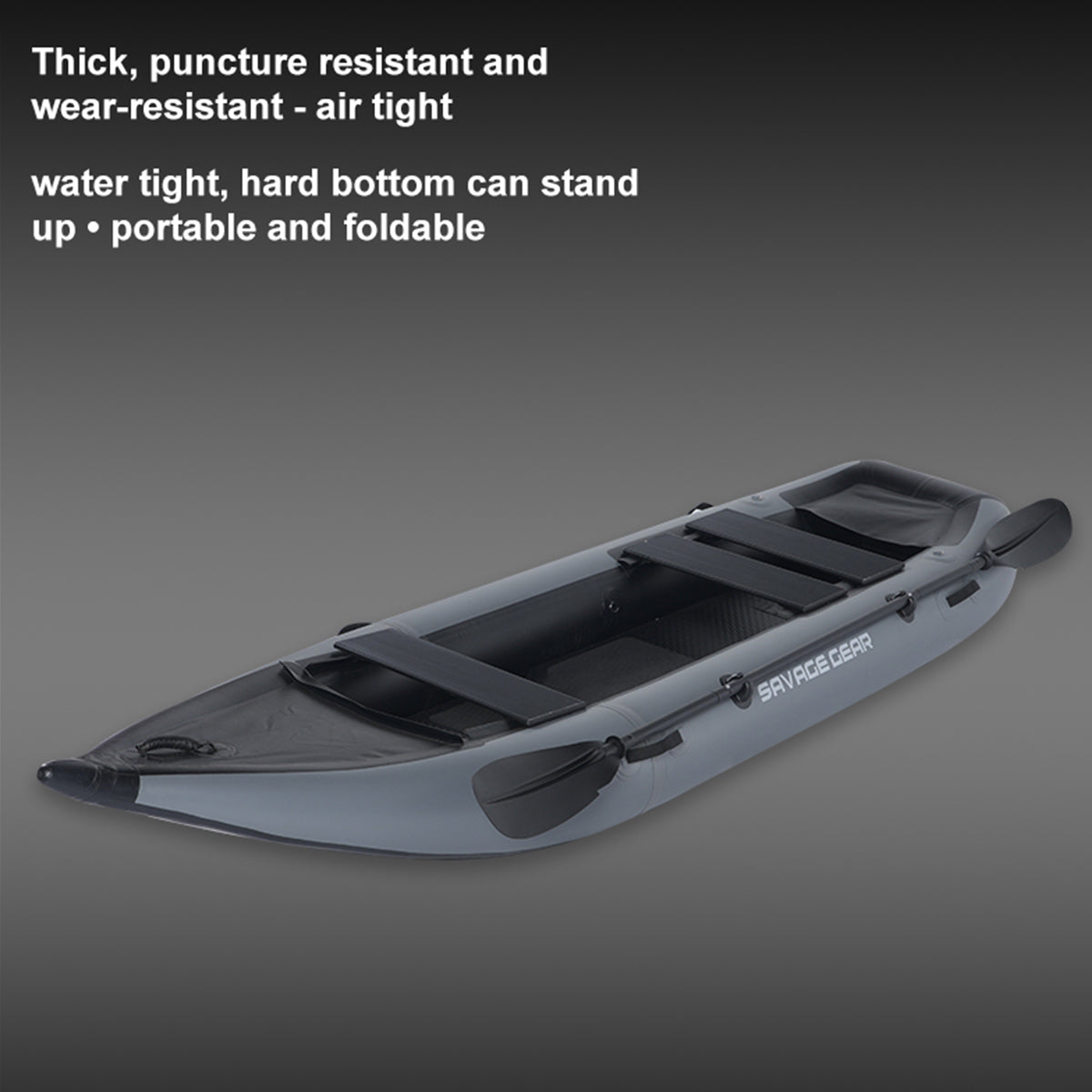 Adventure Duo Inflatable Kayak: Fish & Explore Together!