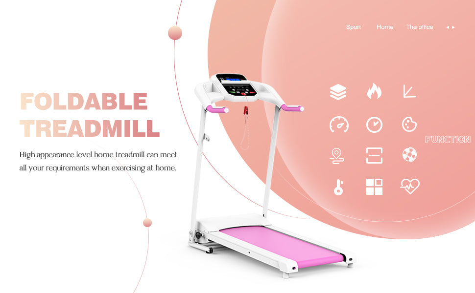 PowerFold Electric Treadmill: Your Space-Saving Workout Companion!