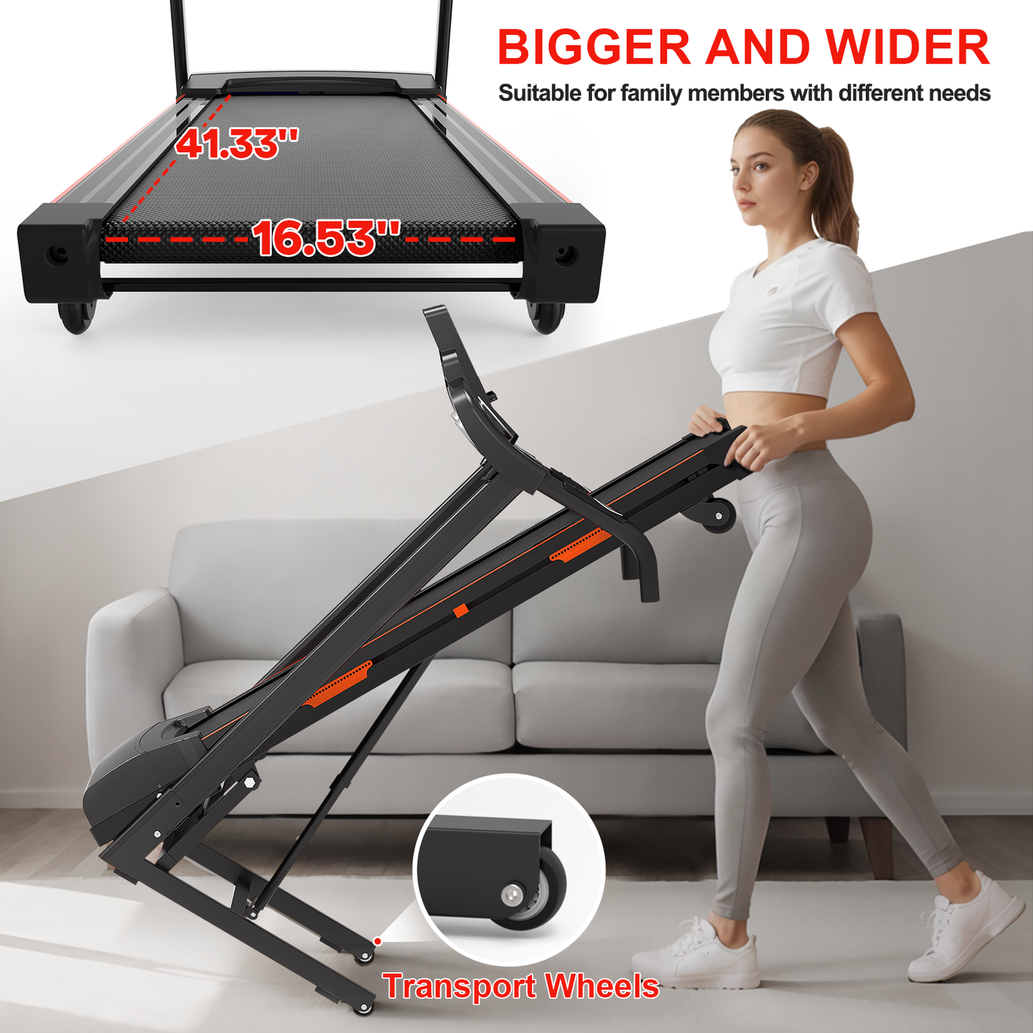 SmartFold Treadmill with Bluetooth & Incline