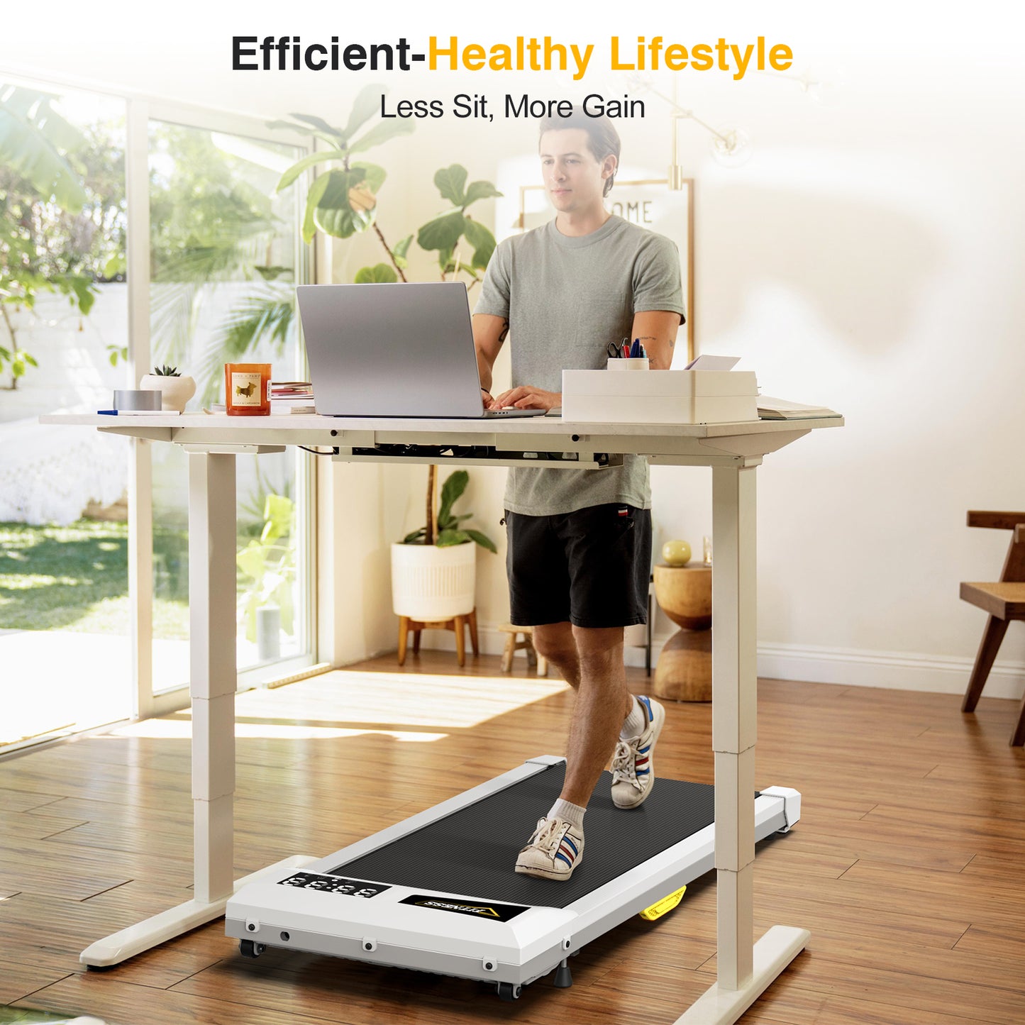 Walk-O-Matic: The Smart Under Desk Treadmill for Home and Office