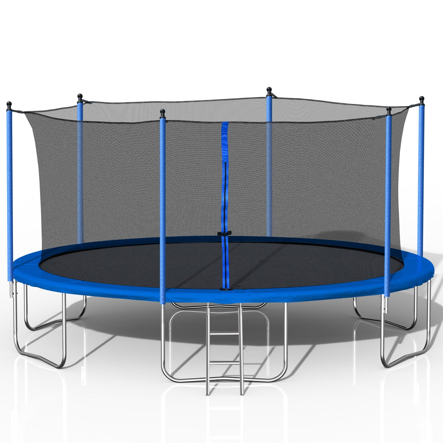SkyBounce Trampoline with Safety Net & Ladder