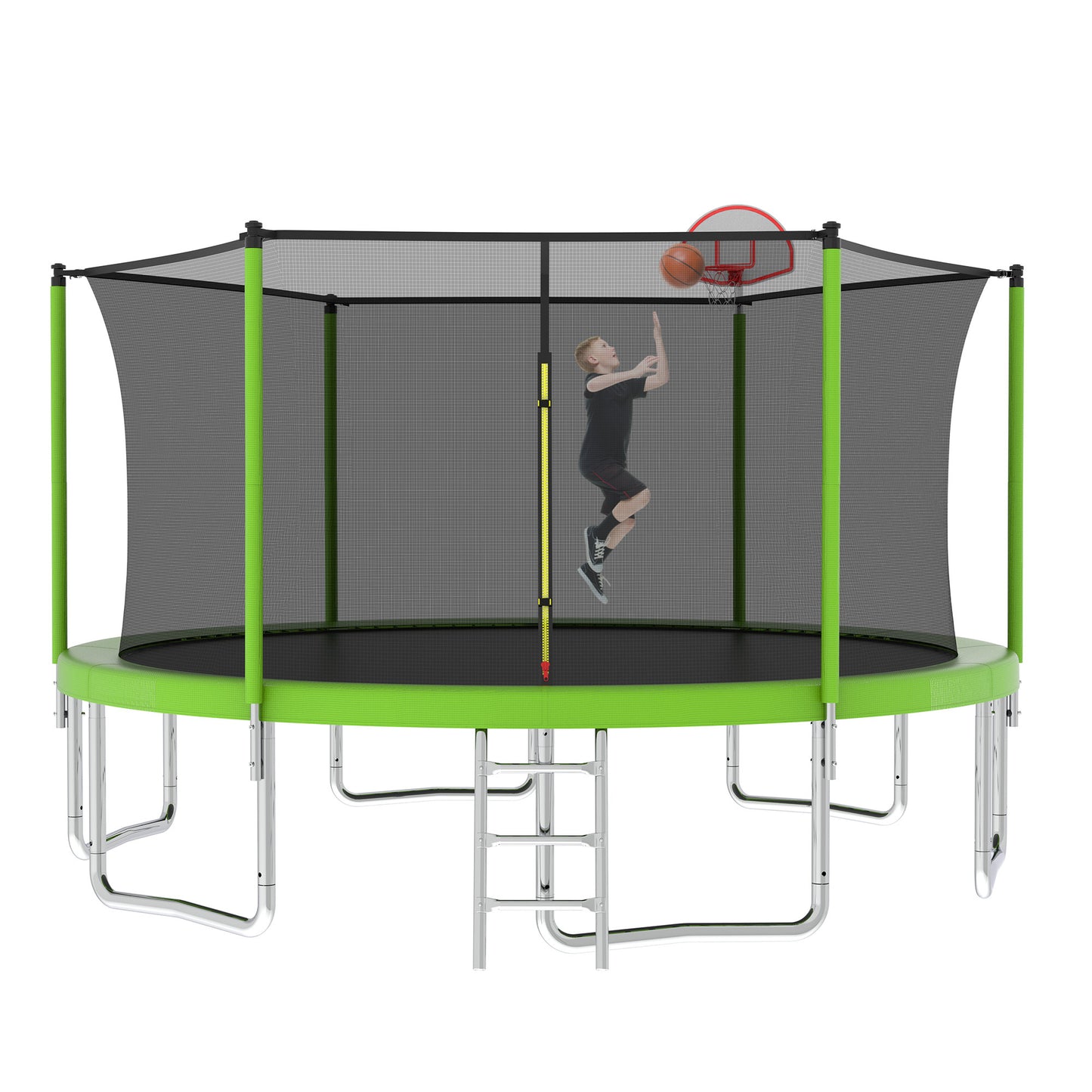 JumpSafe Backyard Trampoline for Kids