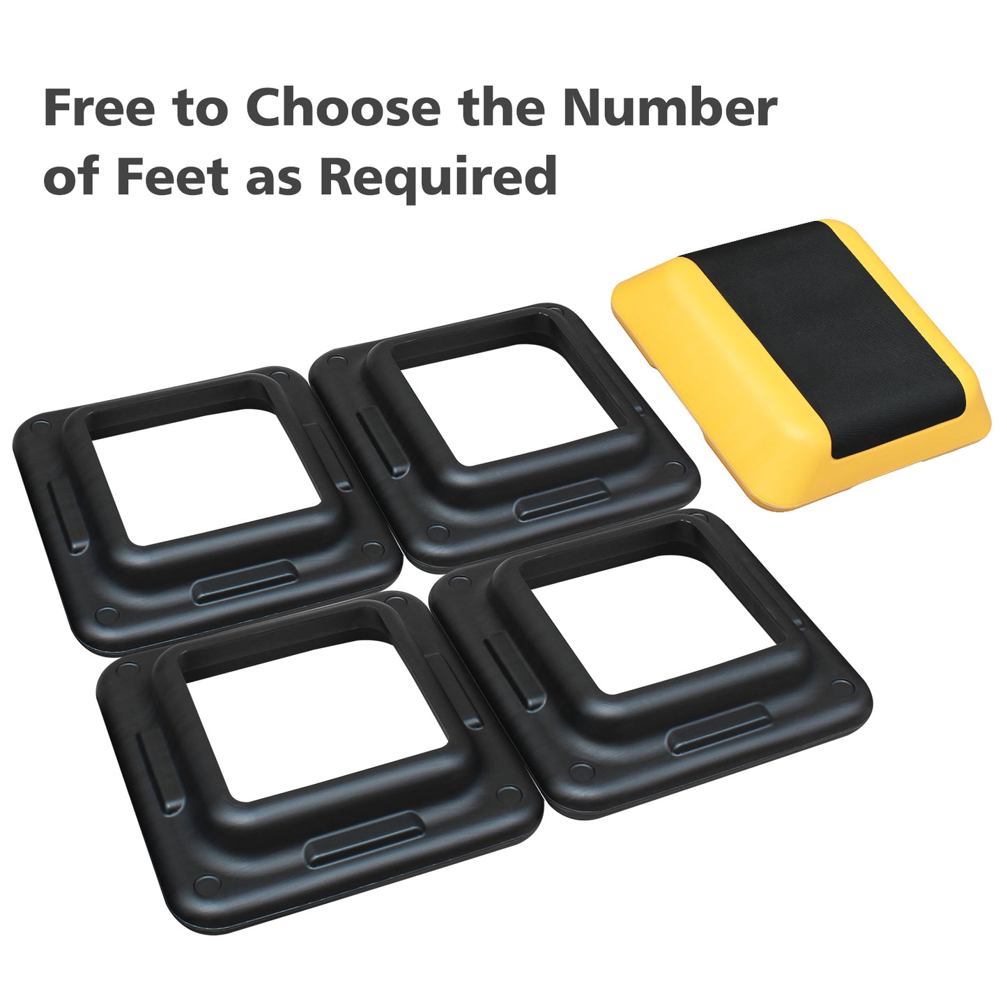Versatile Height-Adjustable Aerobic Step Platform