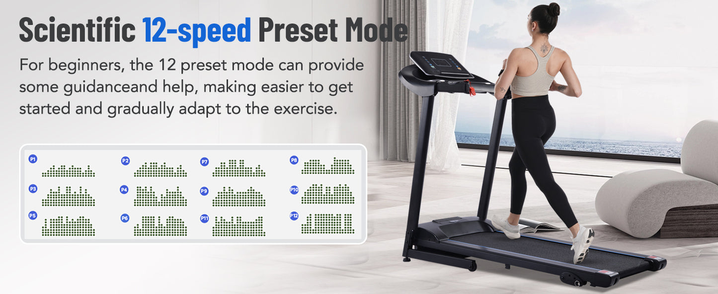 PowerFit Treadmill with Speakers