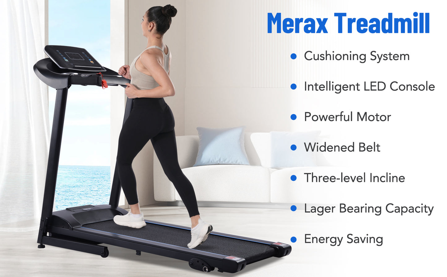 PowerFit Treadmill with Speakers
