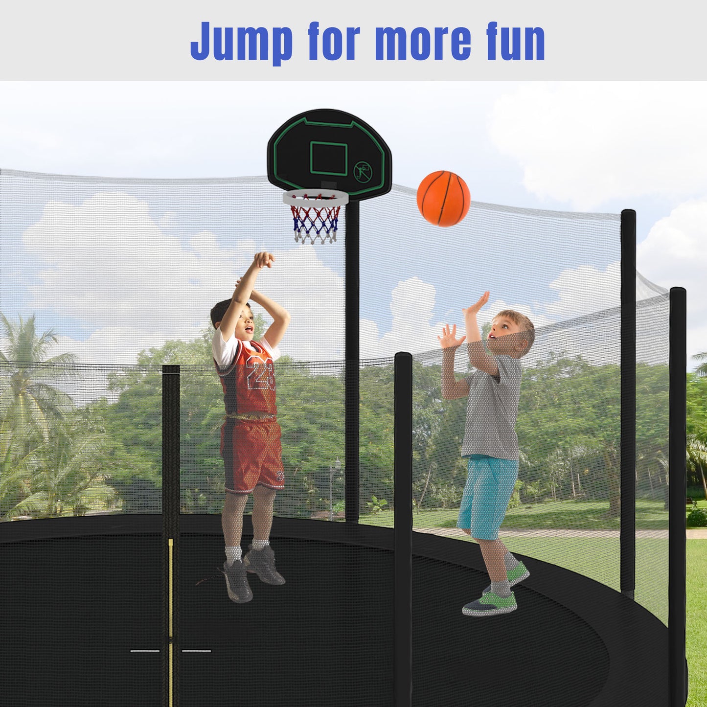 Jump & Dunk Kids Trampoline Adventure