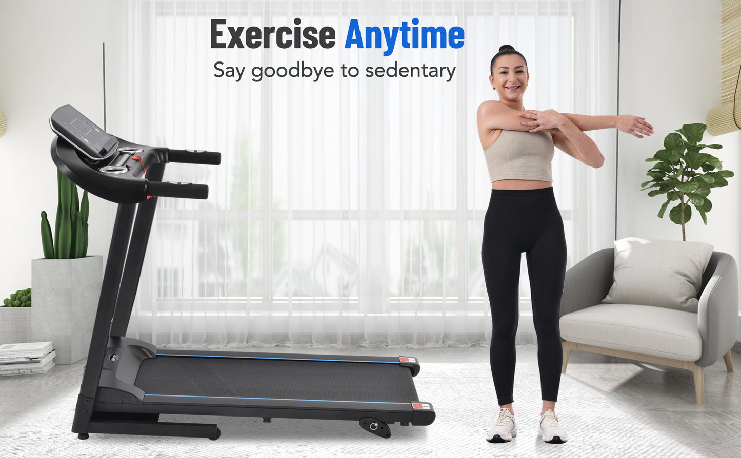 PowerFit Treadmill with Speakers