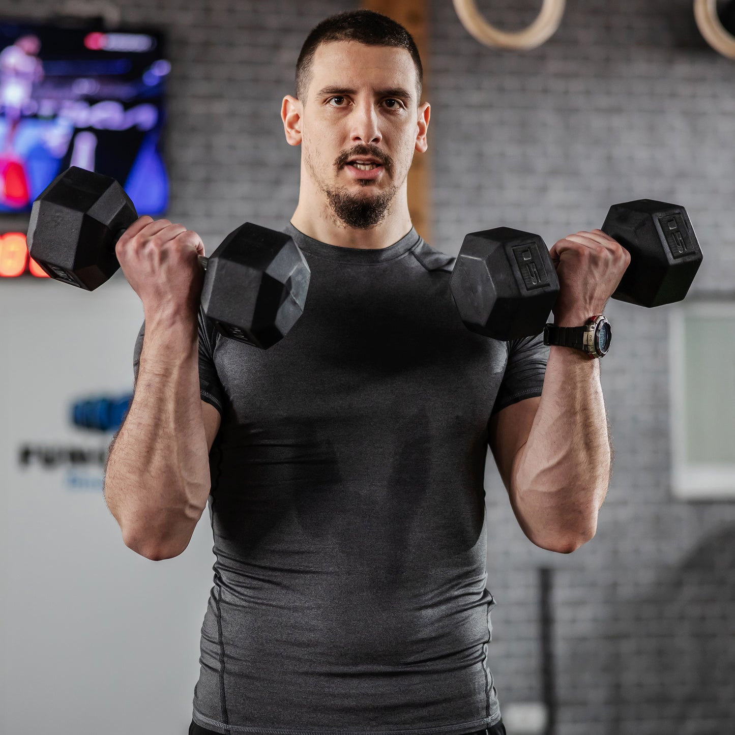 Soozier Rubber Hex Dumbbell Set β Grip, Lift, and Sweat!