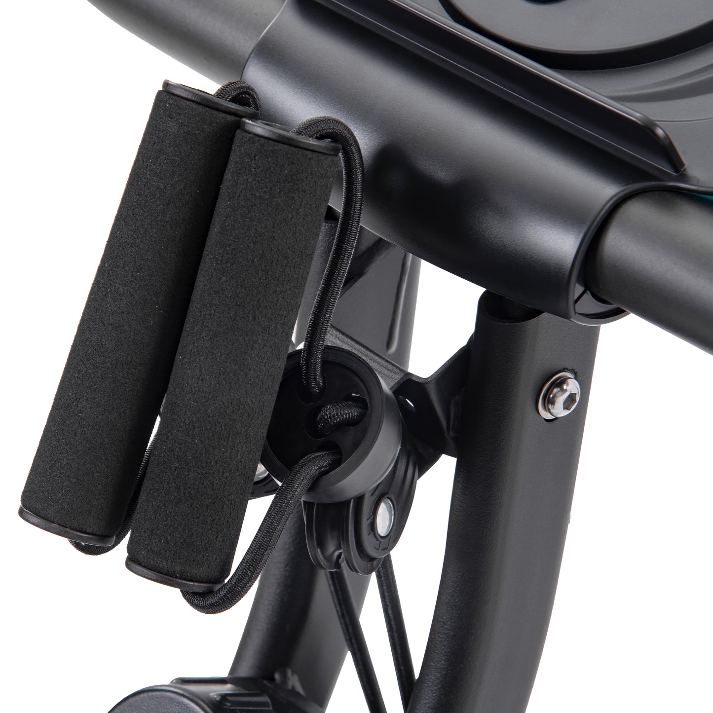 Versatile Folding Fitness Bike with Arm Bands and Backrest