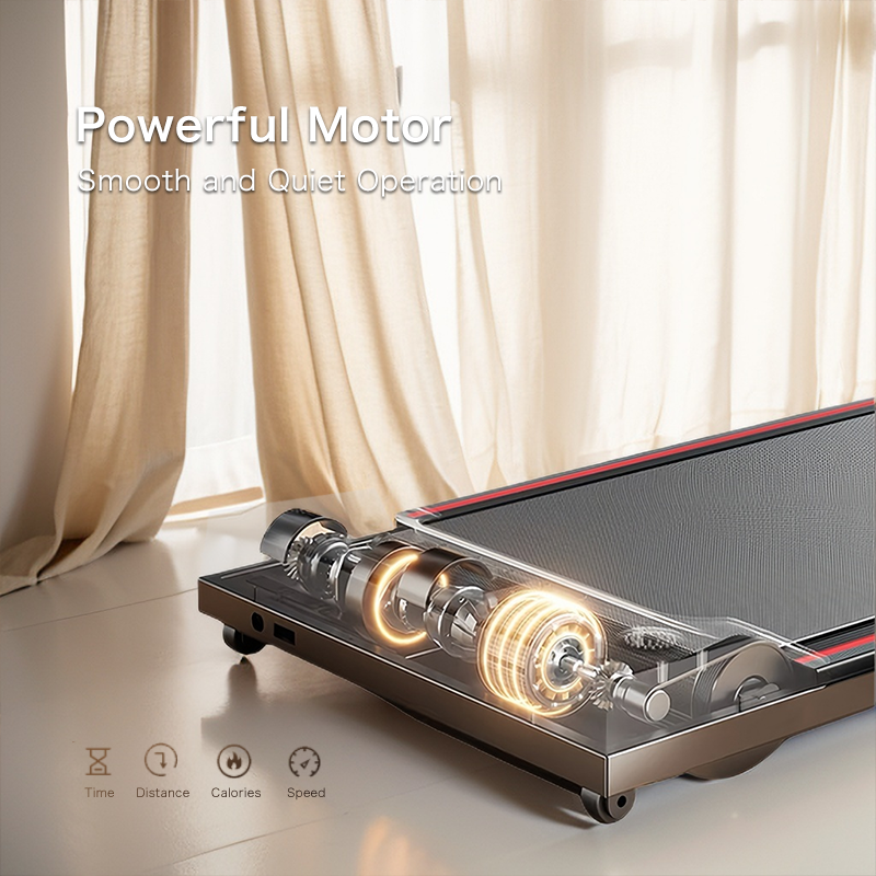 Space-Saver WalkingPad: Portable Under-Desk Treadmill in Three Chic Colors