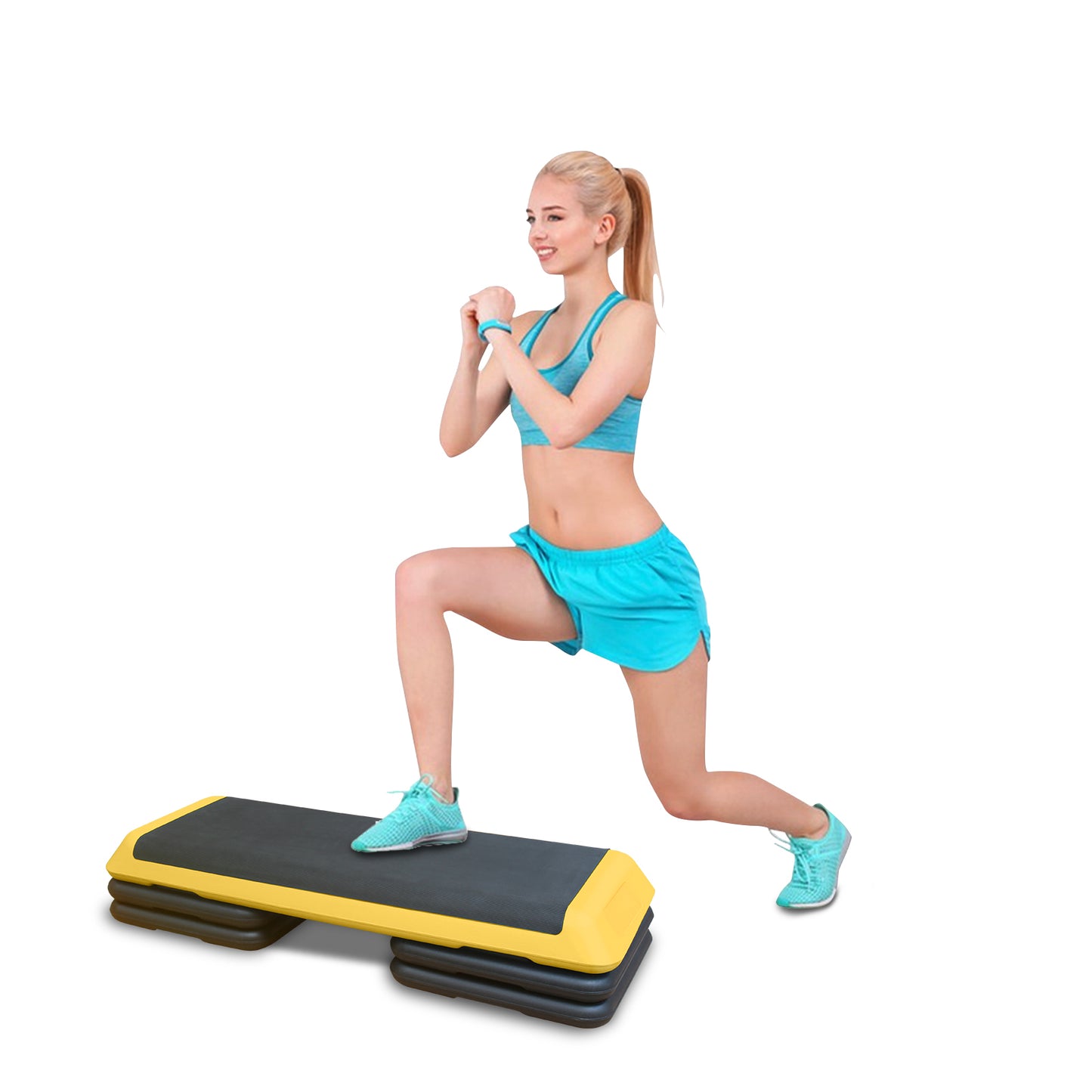 FlexFit Aerobic Step Platform - Adjustable Workout Trainer