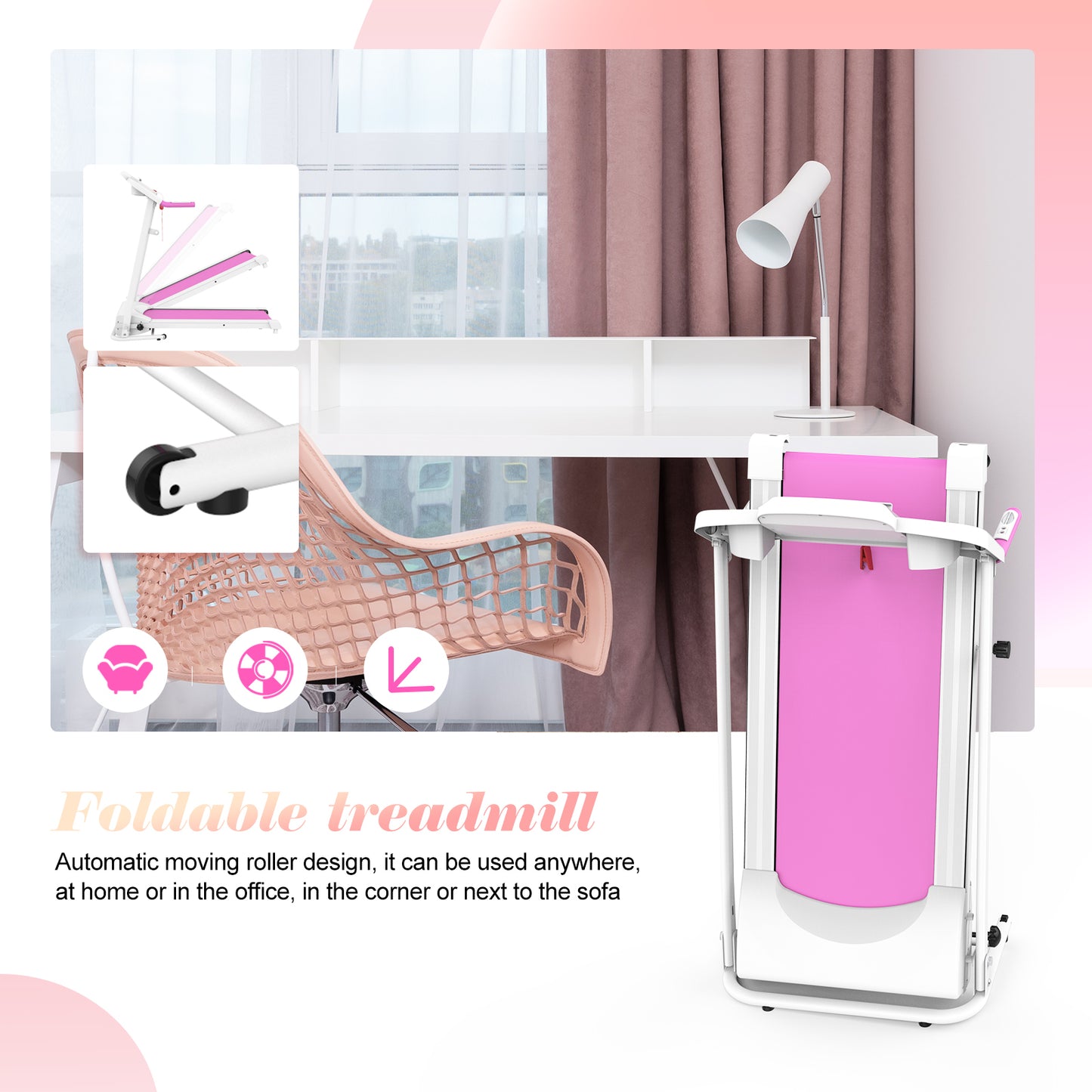 PowerFold Electric Treadmill: Your Space-Saving Workout Companion!