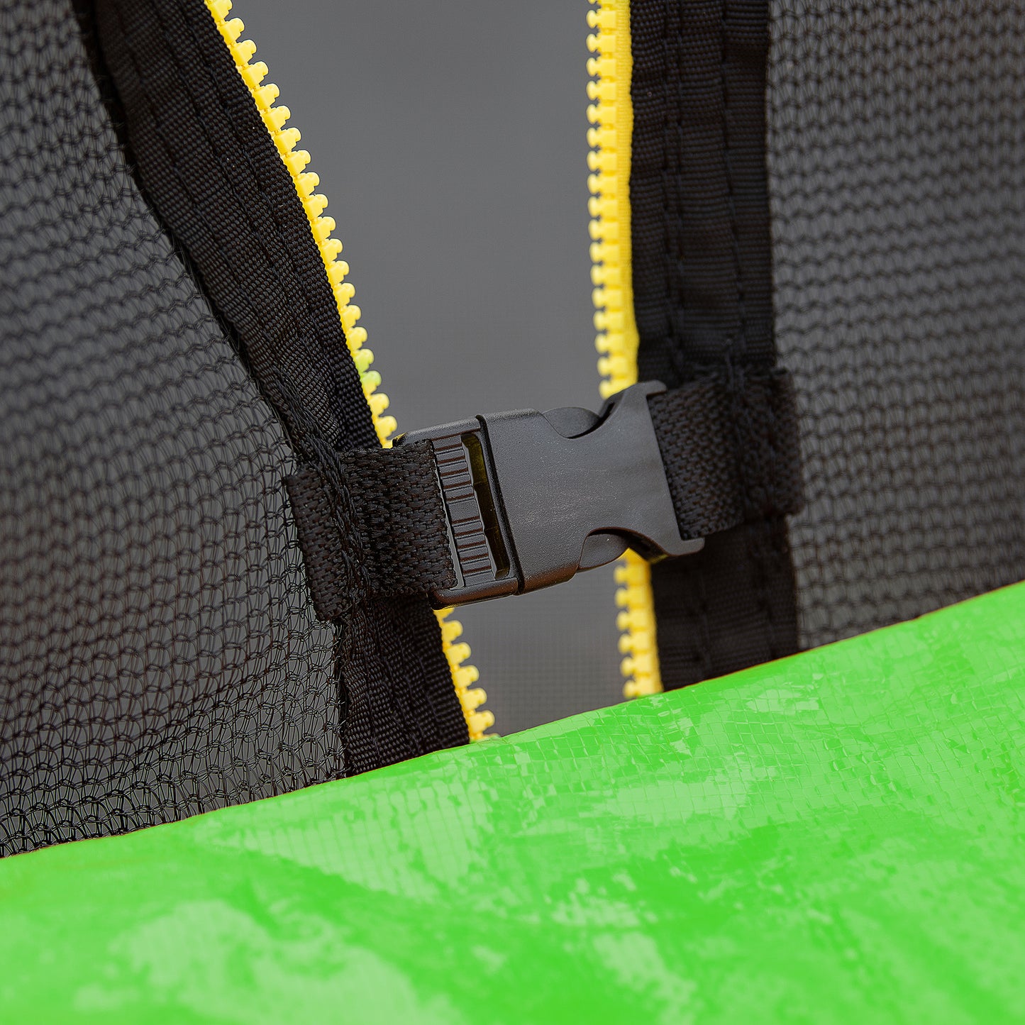 Bounce and Play Trampoline with Basketball Hoop and Soccer Goal - Green Adventure!