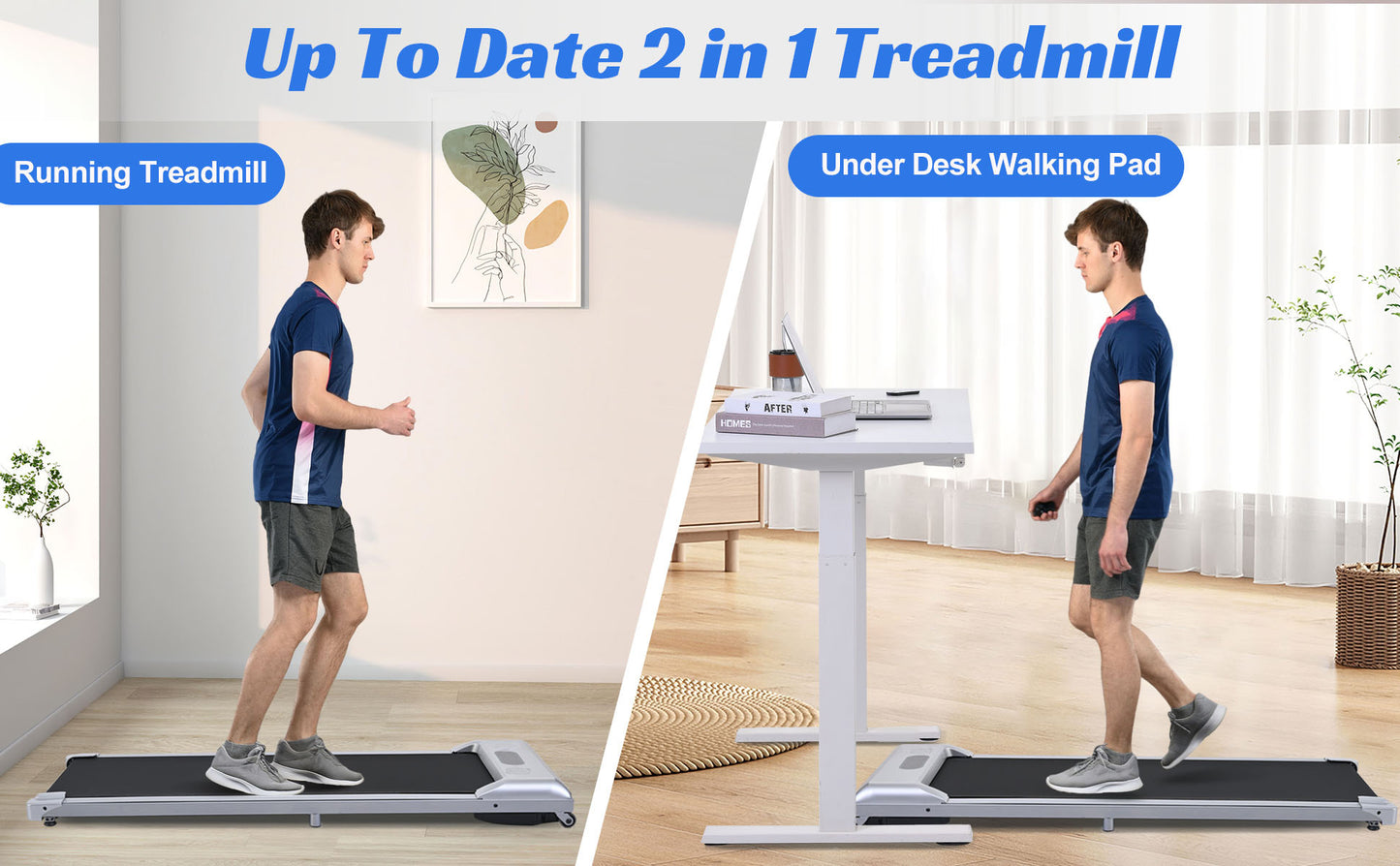 FitWalk Pro: The Ultimate Under Desk Treadmill for Home & Office