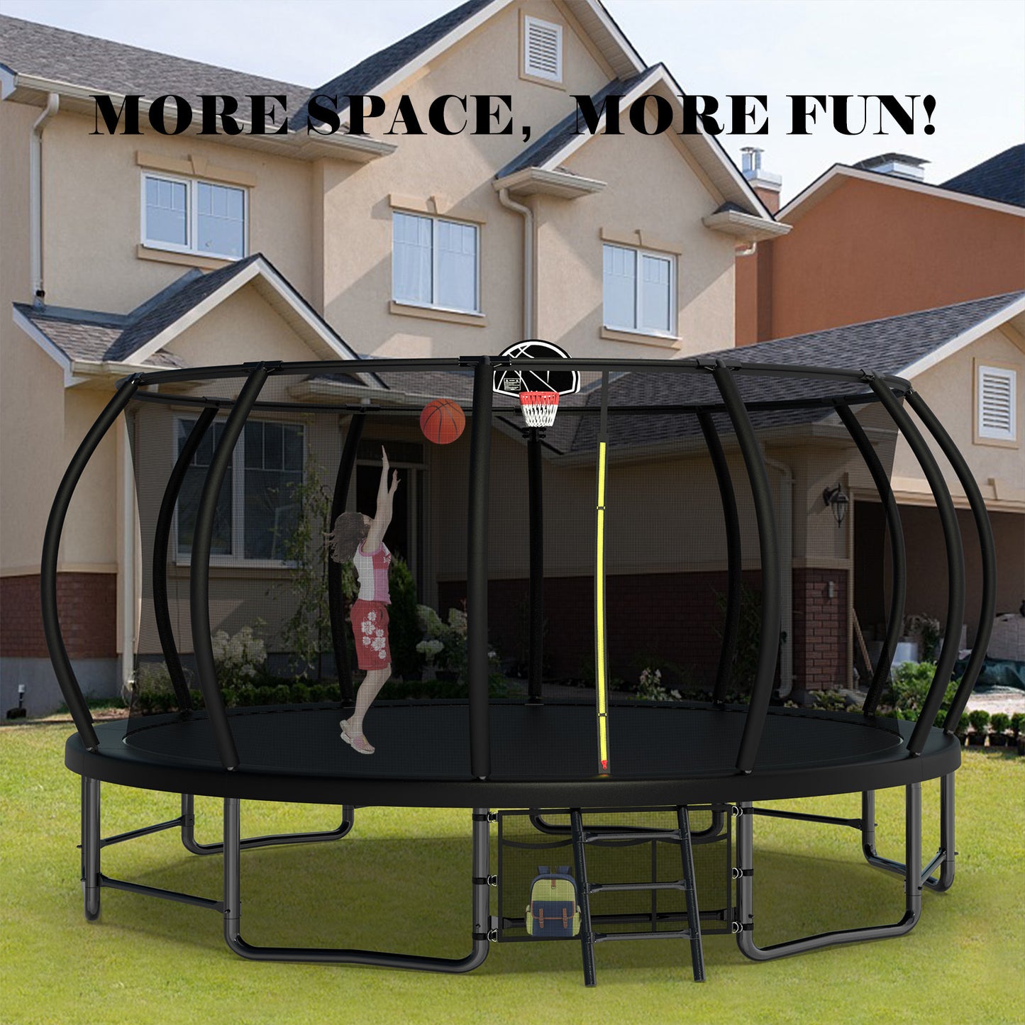 Pumpkin Bounce Trampoline – Fun for All Ages!