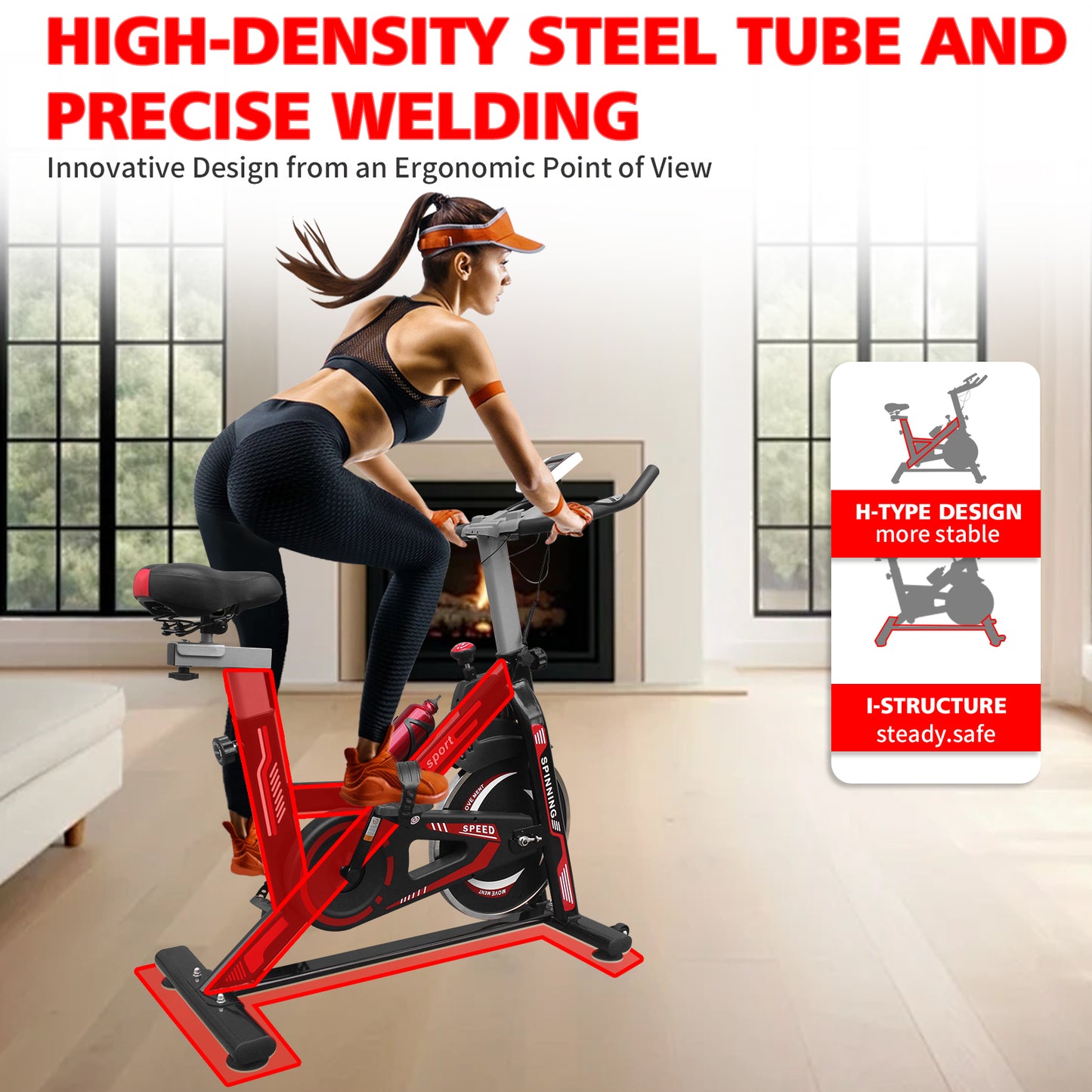 Cozy Fit Indoor Cycling Bike