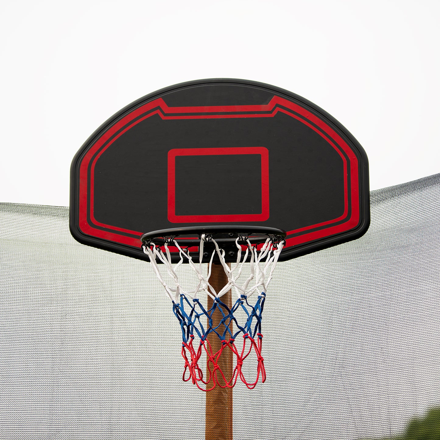 Bounce and Play Trampoline with Basketball Hoop and Soccer Goal - Green Adventure!