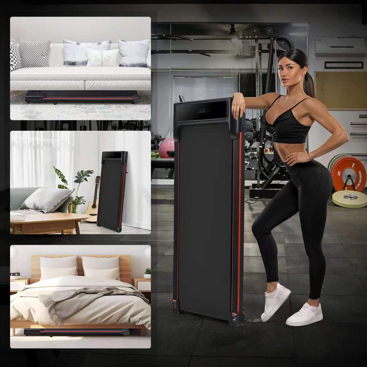 FlexiWalk Desk Treadmill: Your Portable Home Office Exercise Buddy
