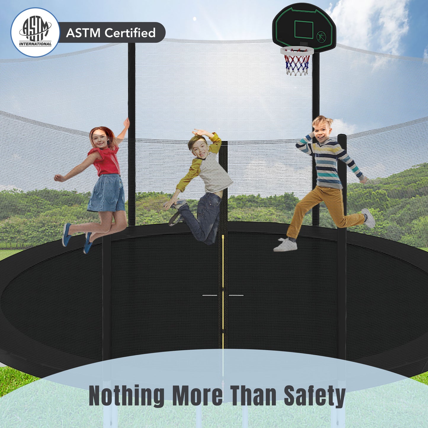 Jump & Dunk Kids Trampoline Adventure