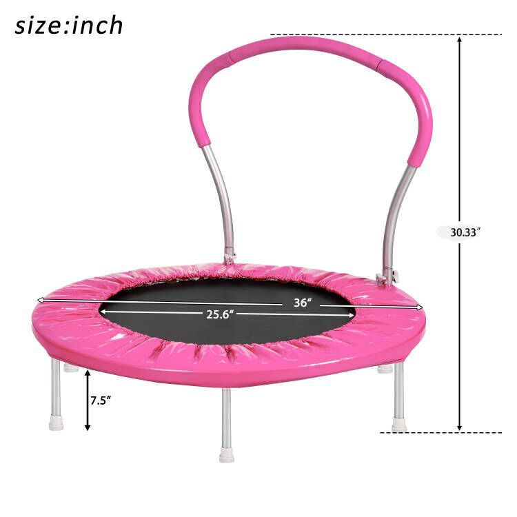Bounce Buddy Trampoline with Safety Handle