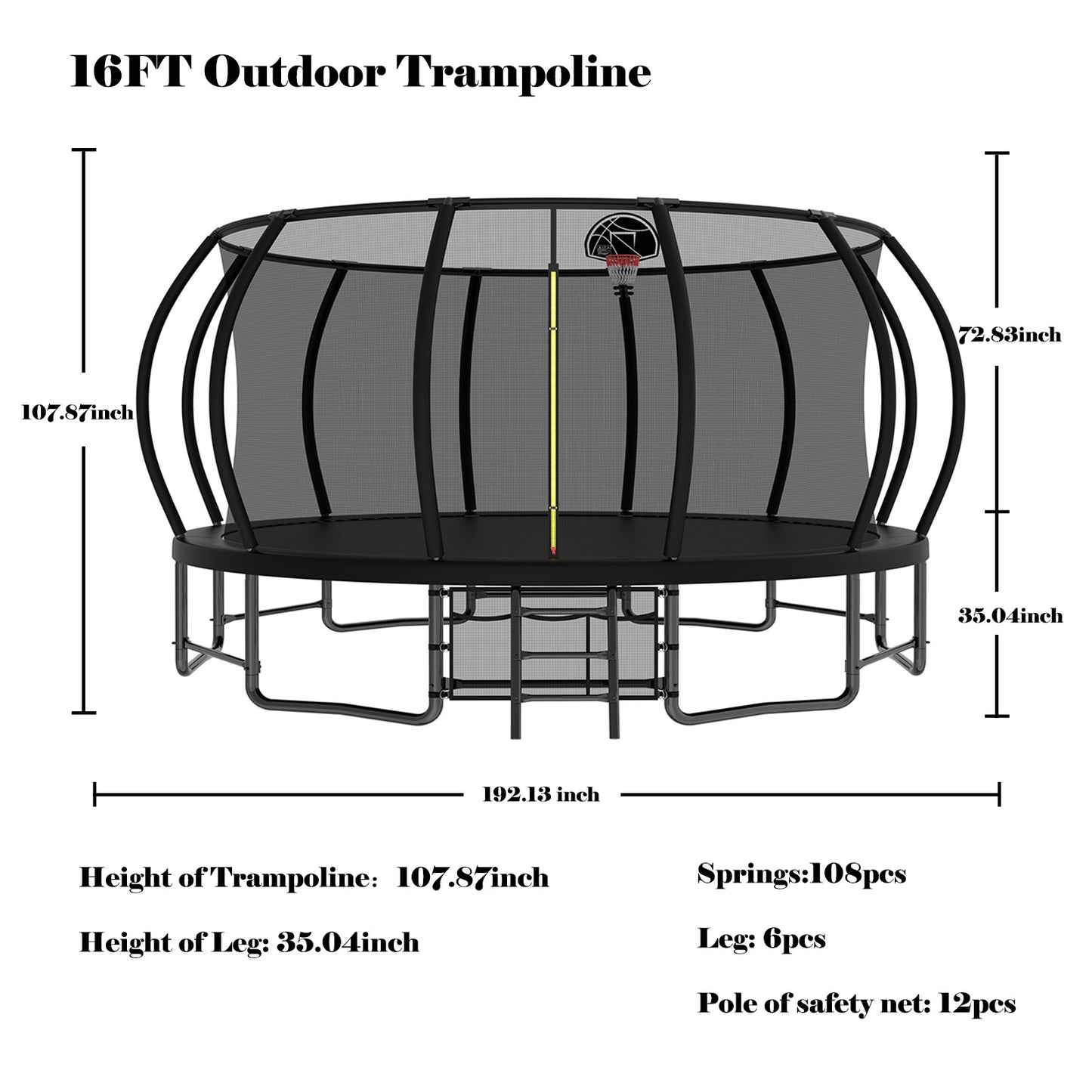 Pumpkin Bounce Trampoline – Fun for All Ages!