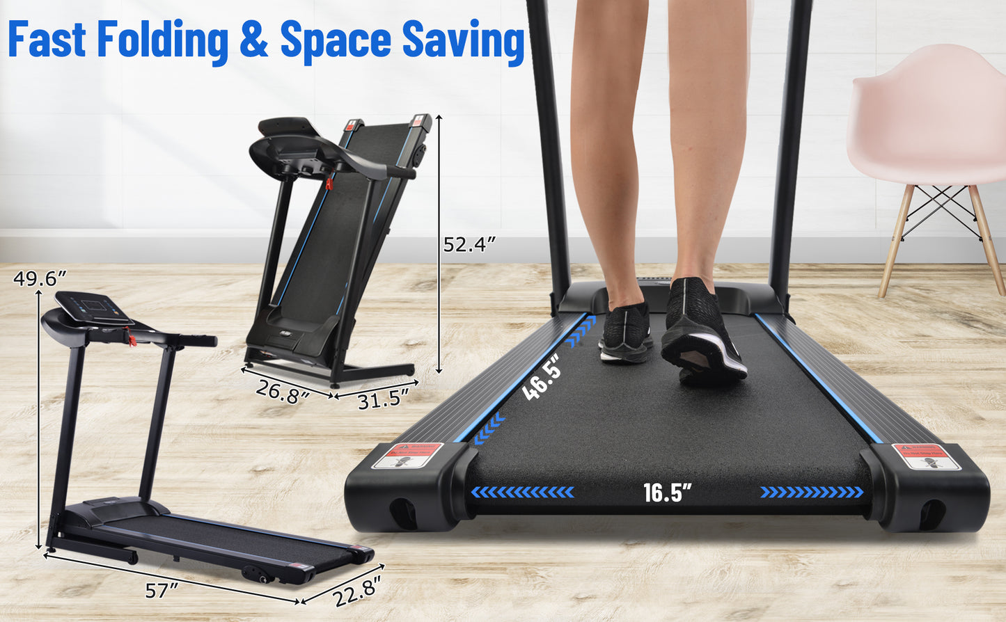 PowerFit Treadmill with Speakers