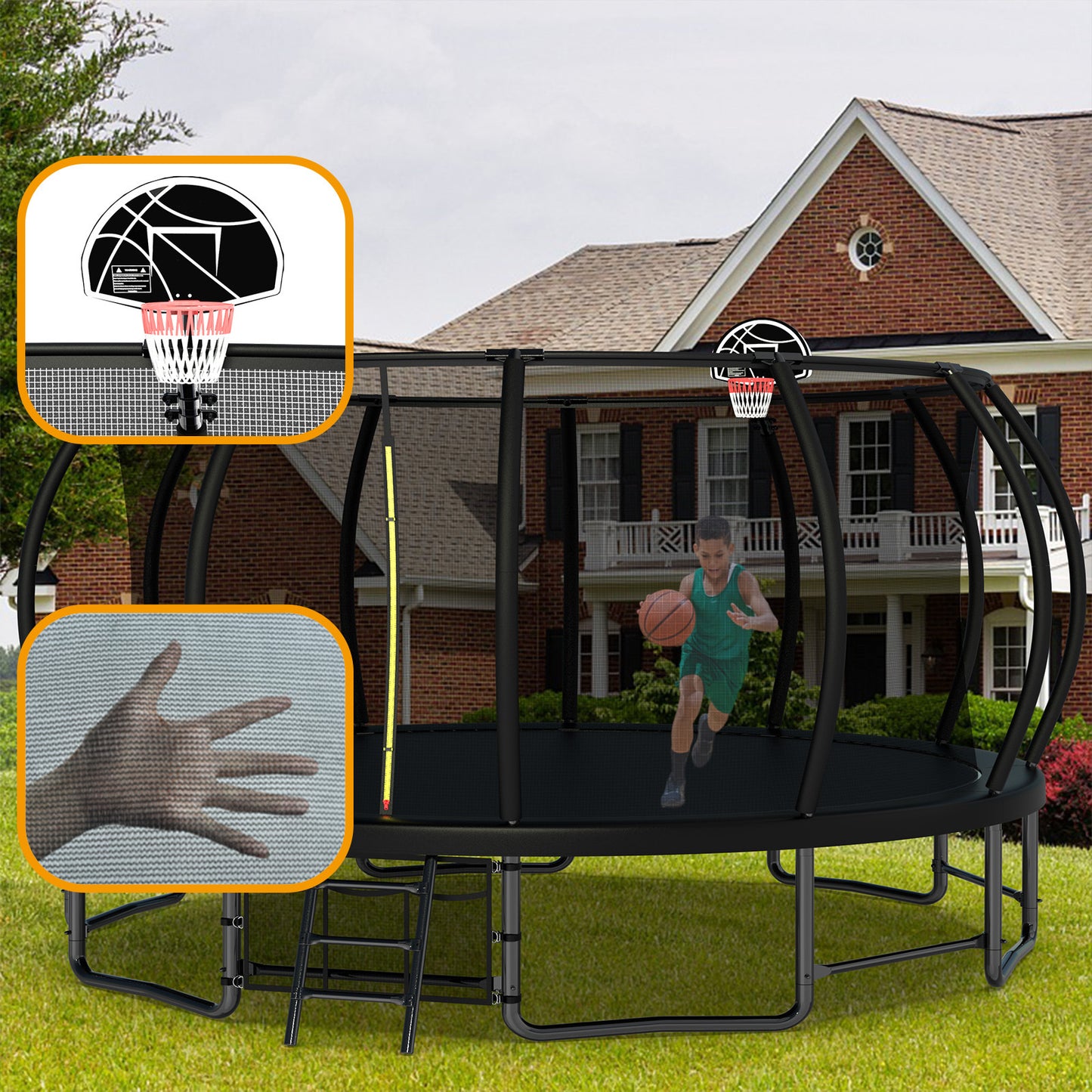 Pumpkin Bounce Trampoline – Fun for All Ages!
