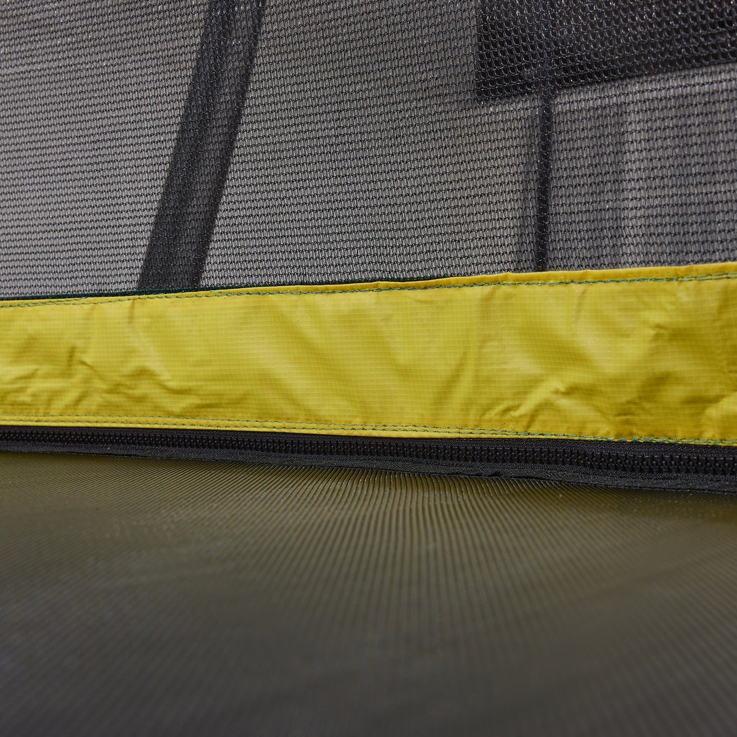 Pumpkin-Blue Fun Trampoline for All Ages!
