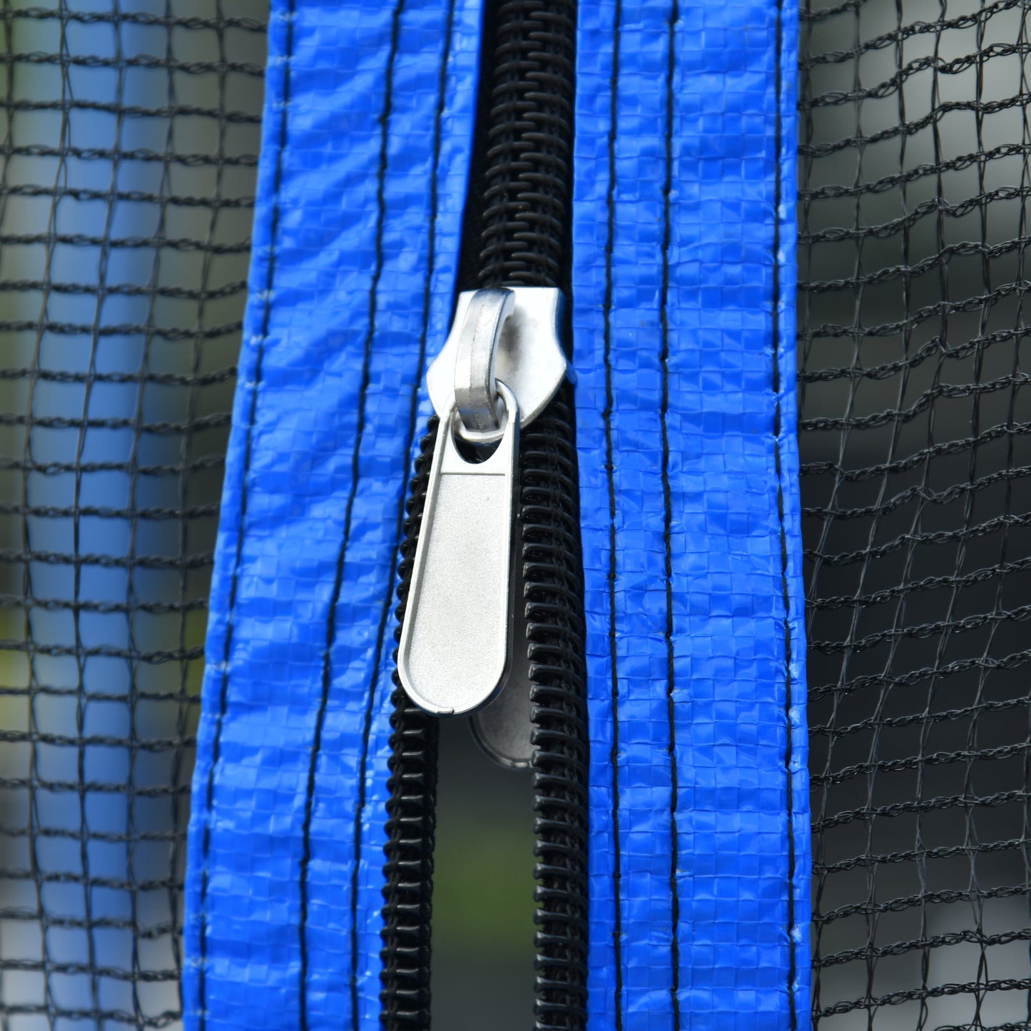Bounce & Shoot Trampoline: Family Fun with Safety Net & Ladder